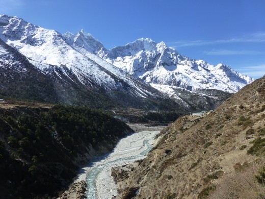 looking back towards Deboche.