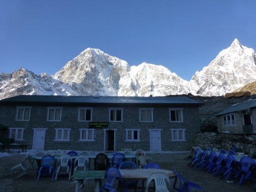 Our lodge in Thokla.