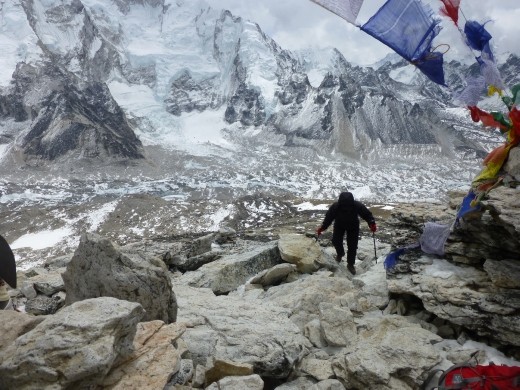 Emma makes it to the summit.