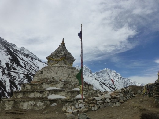 Chorten in Dingboche.