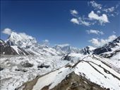 On the ridge above Gokyo.: by steve_and_emma, Views[309]