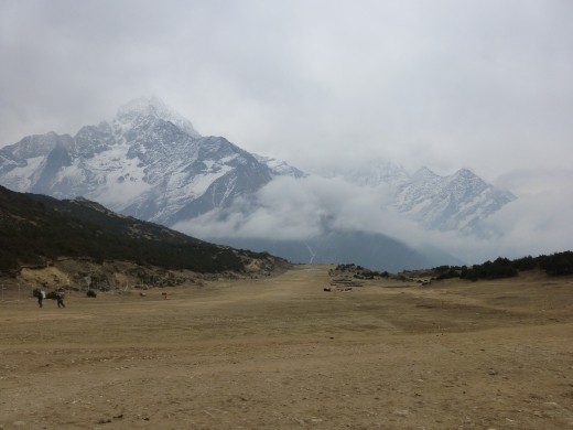Airfield in Namche.