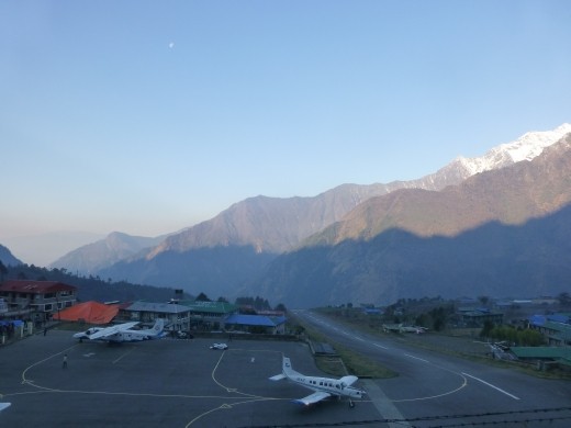 Lukla airport.