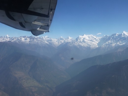 A reallt scenic flight.