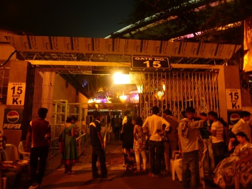 Gate 15: The site of the famous battle for the battery.