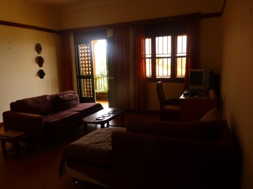 The front room is a bit studenty but we'll soon fix that.