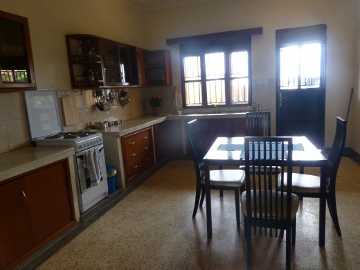 A huge kitchen  is a bonus.