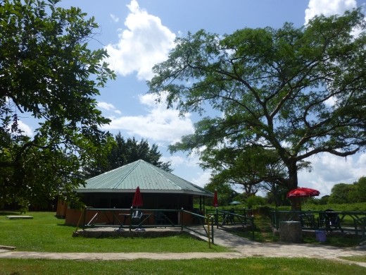 The restaurant at Ziwa is very pleasant, shame about the food.