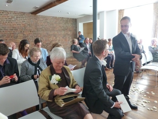 Waiting for the main event.