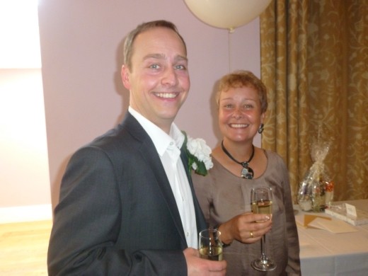 Pete and a proud 'big' sis.