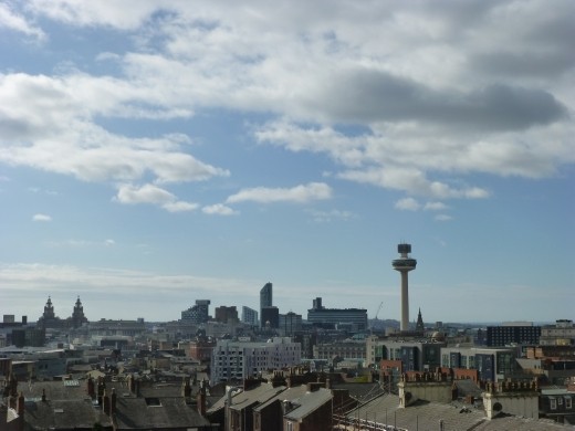 I can't believe that Liverpool actually looked nice from up here. had a couple of liveners by then mind.