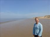 Emma recovering from the wedding on Formby beach.: by steve_and_emma, Views[602]