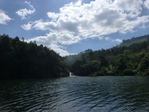 The lake on top of the Zomba Plateau.