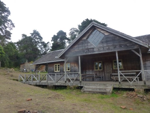 The huts were pretty good on the trek and the fires helped to keep the chill away.