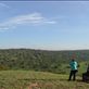 Emma and a UWA ranger enjoying the view at the top of a hillock n our nature walk in Lake Mburu. Views[194]