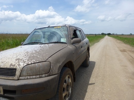@ the river was a great spot but the track leading to it was a mud bath. But we made it.