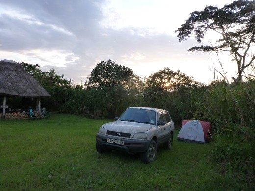 Camping at Chimps' Nest.