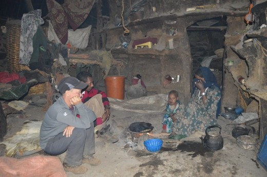 We were in the home of our scout and his family.