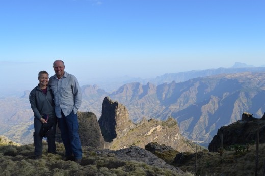 It was one fantastic view after another, no I don't mean us, the scenery of course!