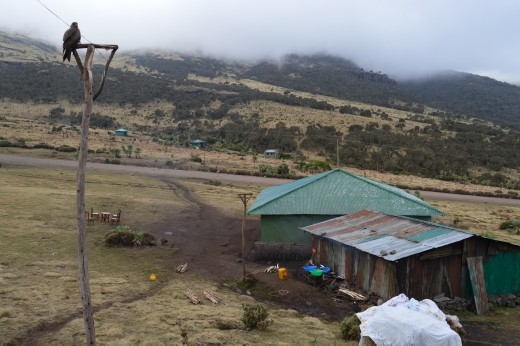 This is the 'lodge' at Chenek camp, glad we were in a tent!