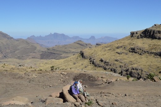 Our guide and scout taking a break.