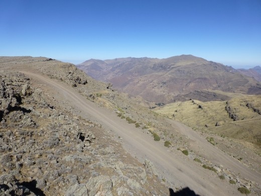 There is a road , we could have just driven up!