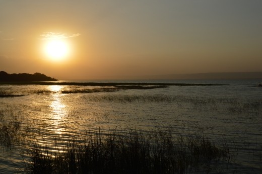 The sun goes down on our Ethiopian adventure.