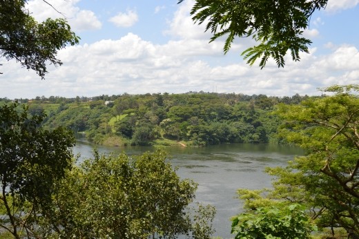 The Nile on its trip all the way to Egypt.