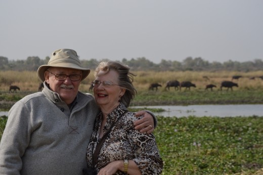 Glenne and Brian in Africa, who would have thought that hey?