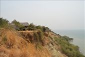 Lake Albert Lodge is perched right on a cliff overlooking the lake. Unfortunately it was quite hazy and we could not see the DRC.: by steve_and_emma, Views[246]