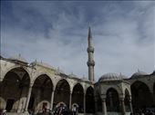Inside the courtyard at the Blue Mosque.: by steve_and_emma, Views[345]