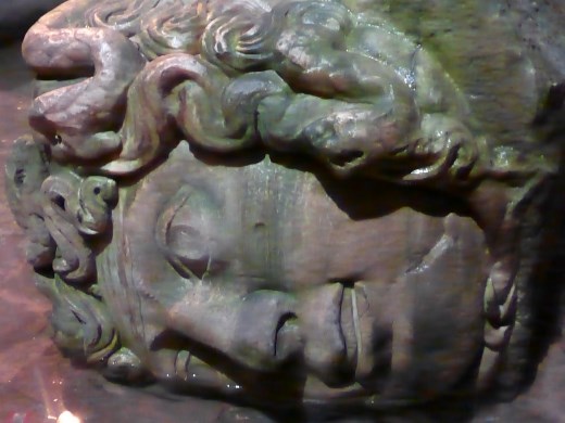 You would think they would have got Medusa the right way up!