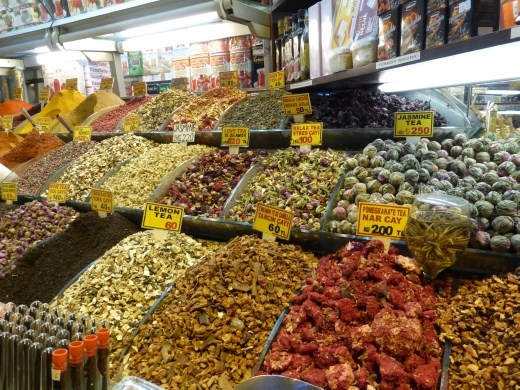 The spice bazaar was a great place to poke around.