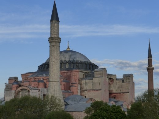 Haghia Sofya from a roof top café.