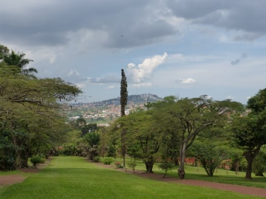 The temple is set in lovely grounds.