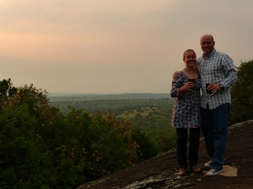 Champers on the rock!