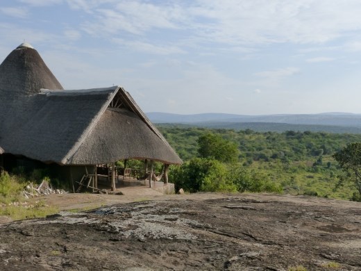 The restaurant at Rwakabo Rock.