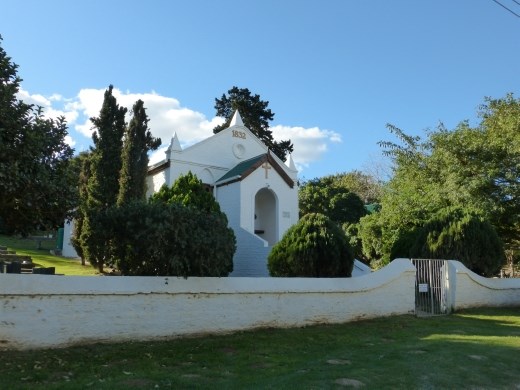The old church in the small historical village of Bathurst.