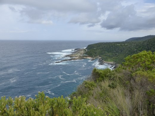 The view from the top of our walk, we even spotted some dolphins out at sea.