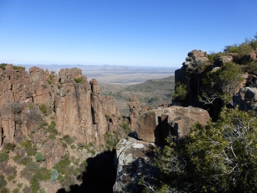 The view from the view point at the 'valley of Desolation' was stunning.