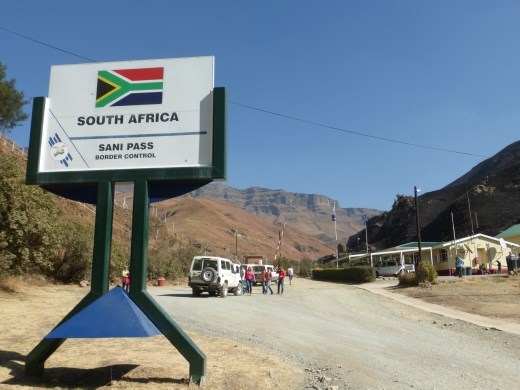 Heading into 8 km of no man's land.