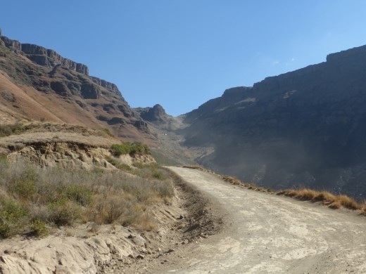 Said to be one of the most dangerous roads in the world, the Sani Pass didn't live up to its reputation even though we were going up in winter.