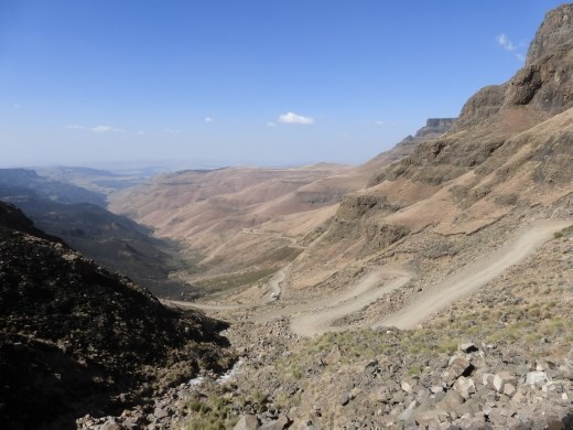 Looking back towards South Africa.