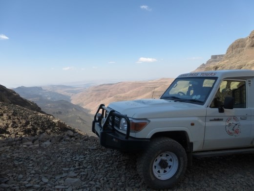 We were glad we were in a 4x4 and not our little hire car!