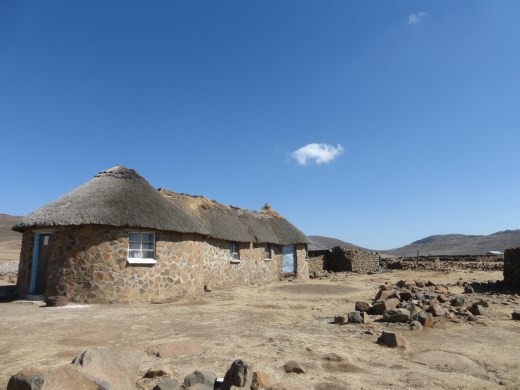 Lesotho style dwellings.