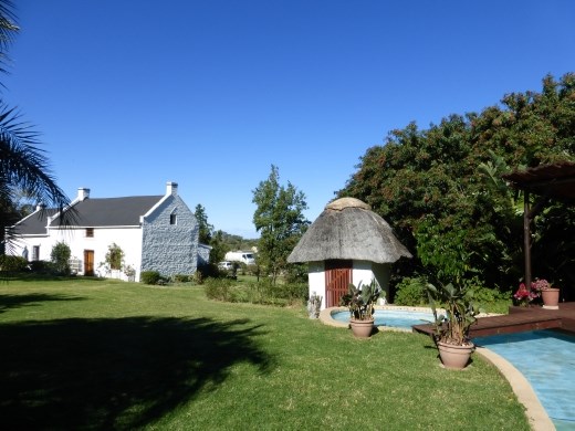 Even the pool pump room has got a thatch!