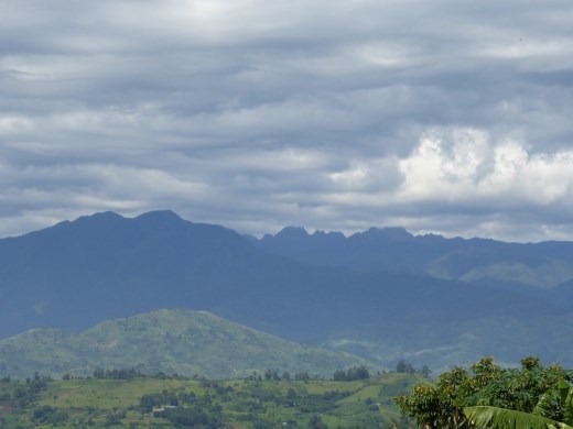 Even though it was clear we still couldn't see the snow-capped peaks.