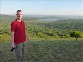 Dave enjoying the view and a sunset beer at Kazumu look out. : by steve_and_emma, Views[387]