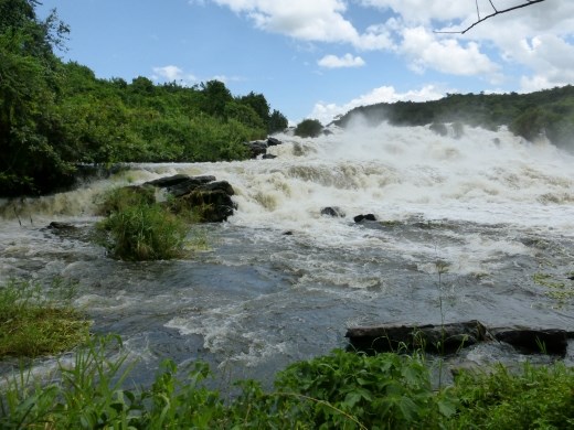 We stopped off at Karuma falls on the way to the northern side of Murchison Falls NP.