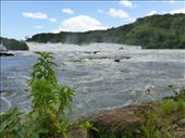 Karuma falls are pretty impressive but you won't be able to see them for long as the Nile is due to be dammed here soon.: by steve_and_emma, Views[321]